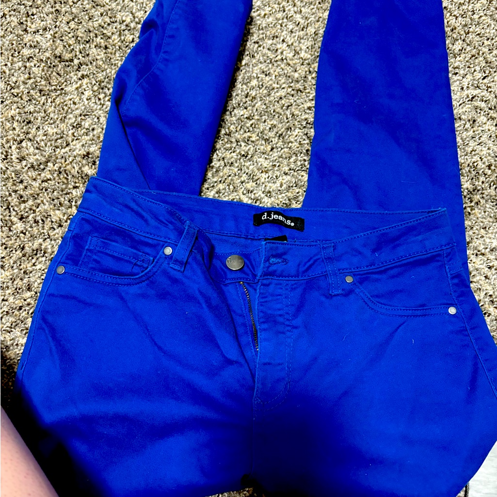 Blue Colored Blue Jeans
